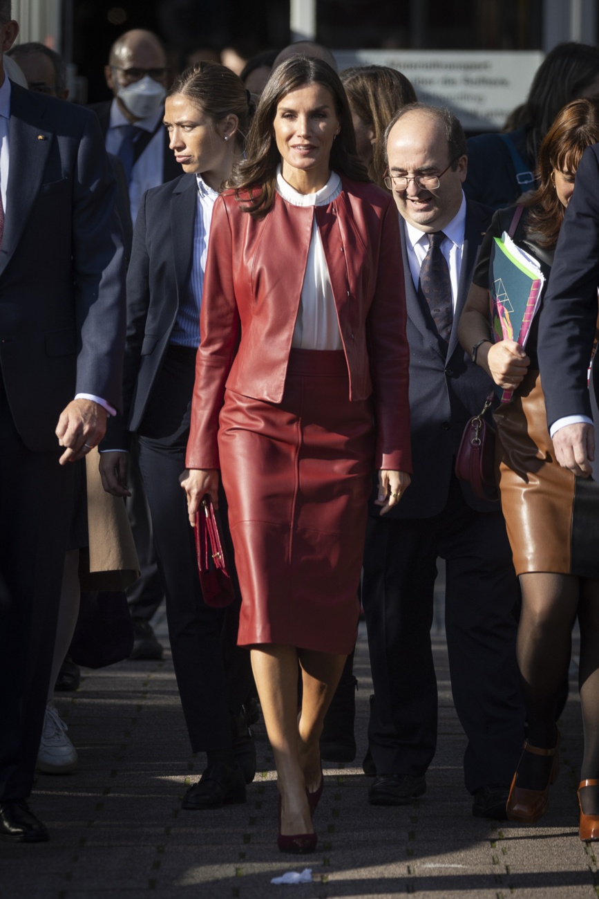 Queen Letizia attends the Cervantes Institute in Frankfurt Queen Letizia attends the Cervantes Institute in Frankfurt