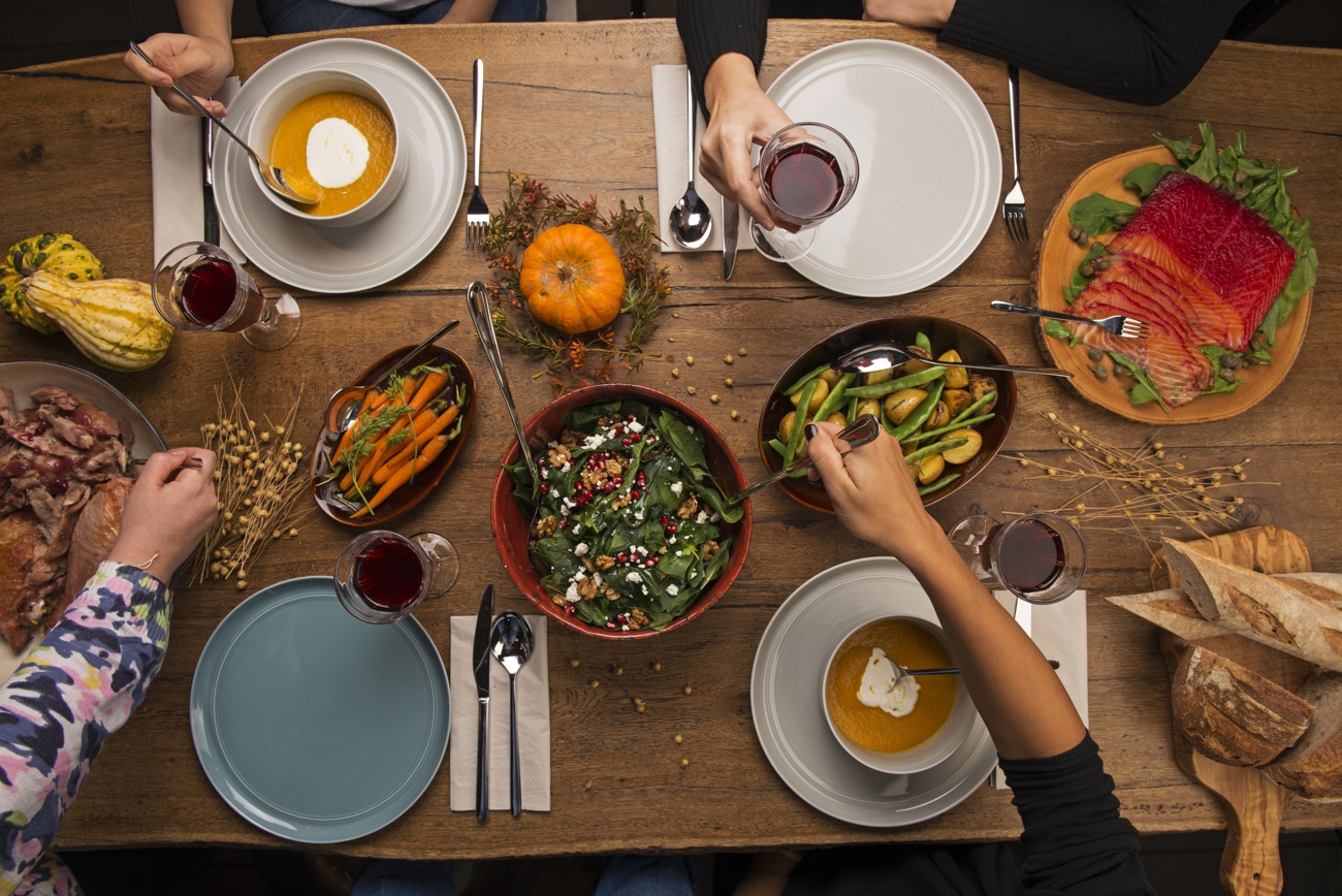 Eat typical, but healthy foods Eat typical, but healthy foods