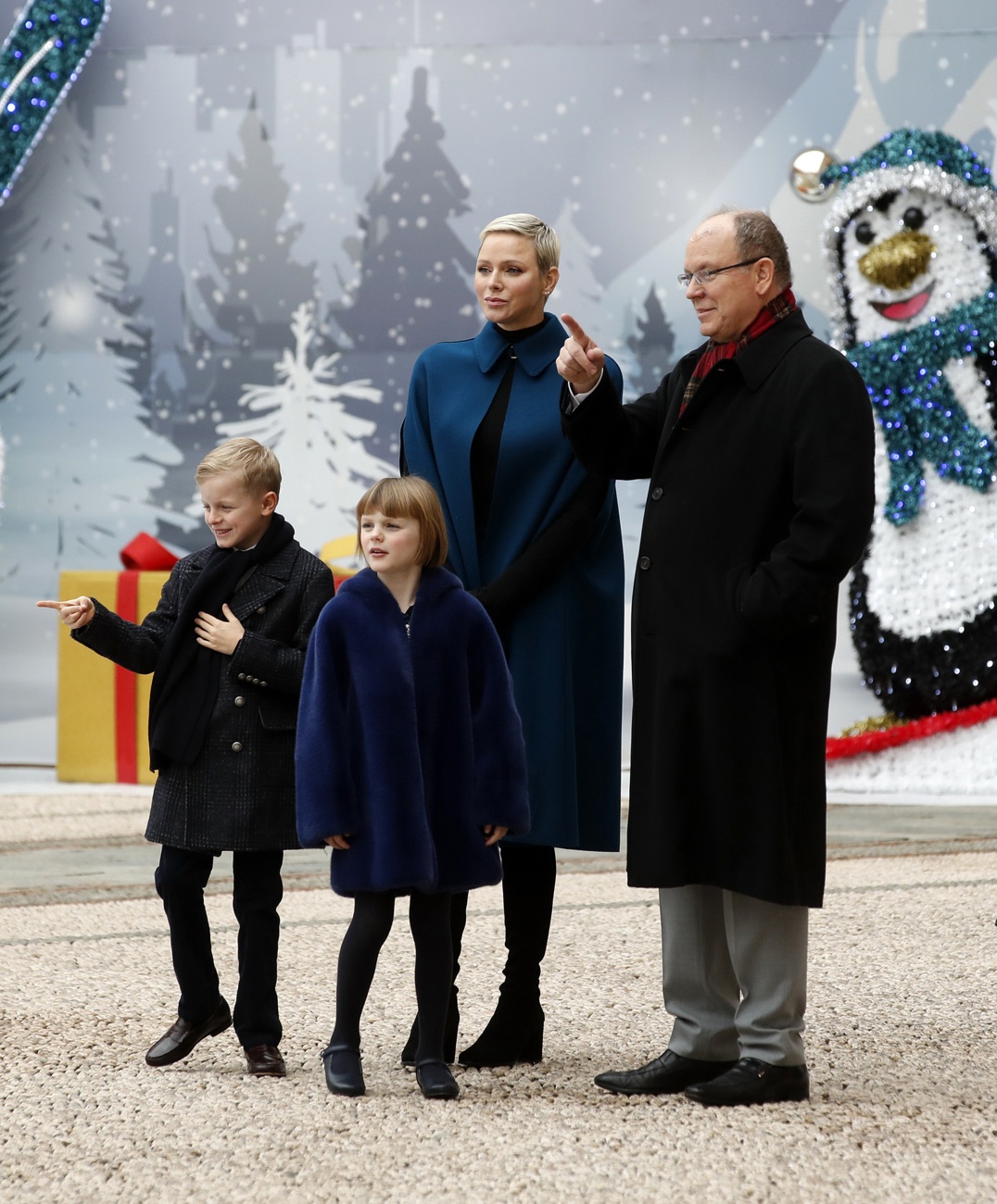  Monaco's royal family kicks off the Christmas season