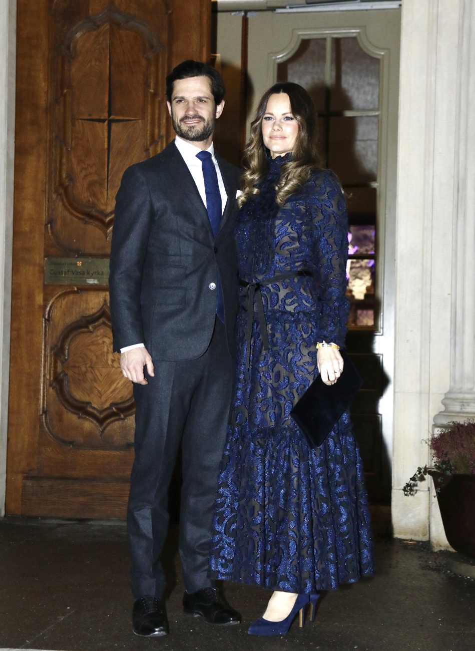 Princess Sofia and Prince Carl Philip attend Vasastan's annual Christmas concert Princess Sofia and Prince Carl Philip attend Vasastan's annual Christmas concert