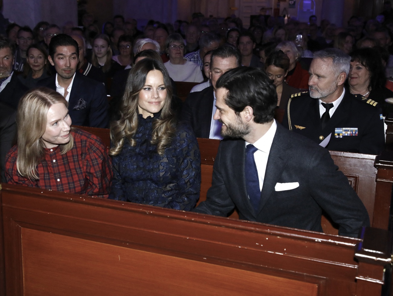 Princess Sofia and Prince Carl Philip attend Vasastan's annual Christmas concert Princess Sofia and Prince Carl Philip attend Vasastan's annual Christmas concert