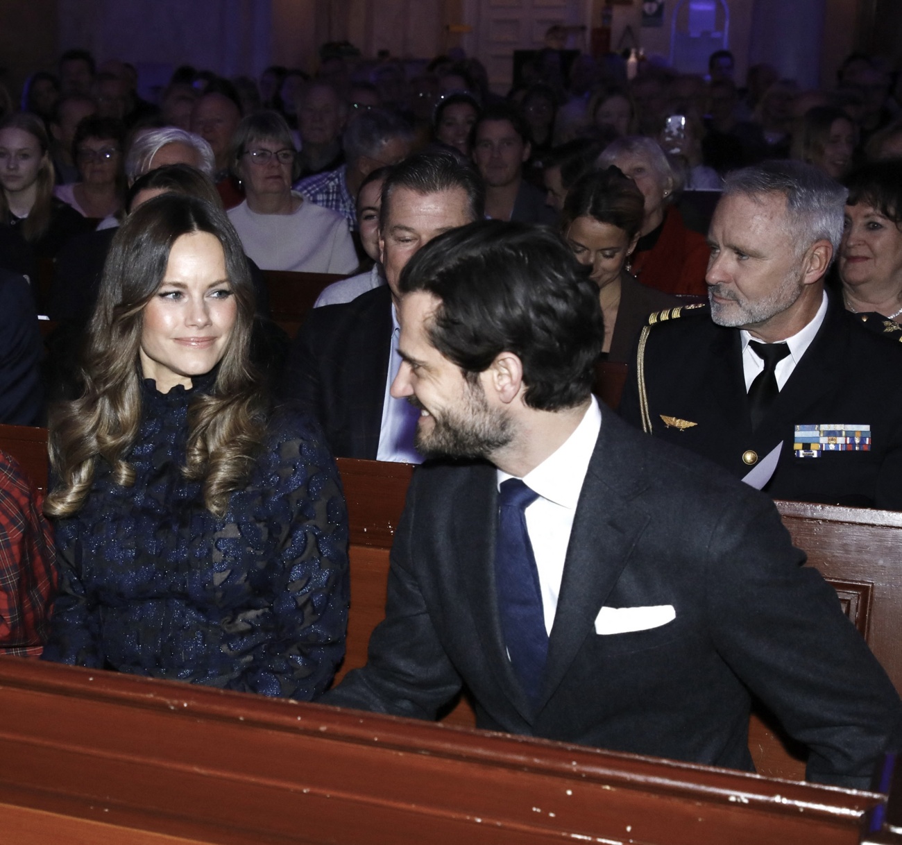 Princess Sofia and Prince Carl Philip attend Vasastan's annual Christmas concert Princess Sofia and Prince Carl Philip attend Vasastan's annual Christmas concert