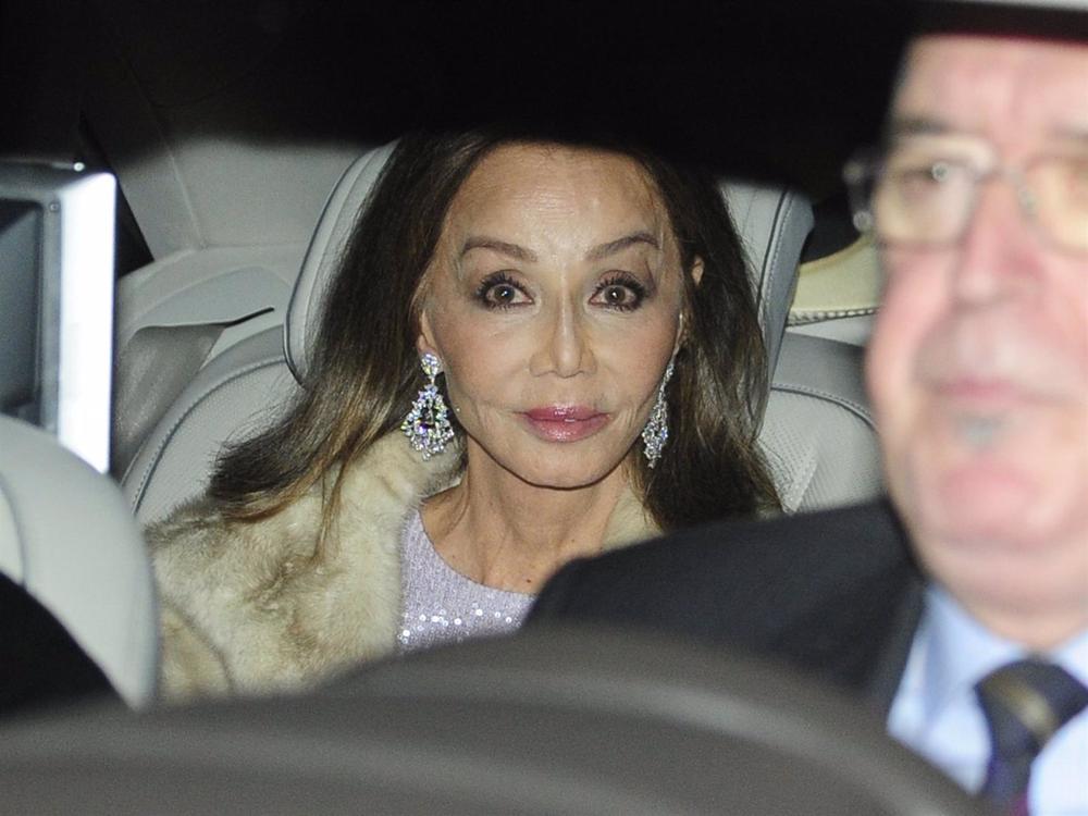 ISABEL PREYSLER EN EL 80 CUMPLEAÑOA DE ALBERTO ALCOCER ISABEL