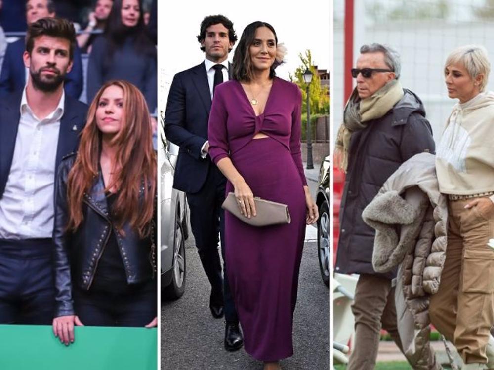 Shakira y Piqué, Tamara Falcó e Íñigo Onieva, José Ortega Cano y Ana María Aldón Shakira