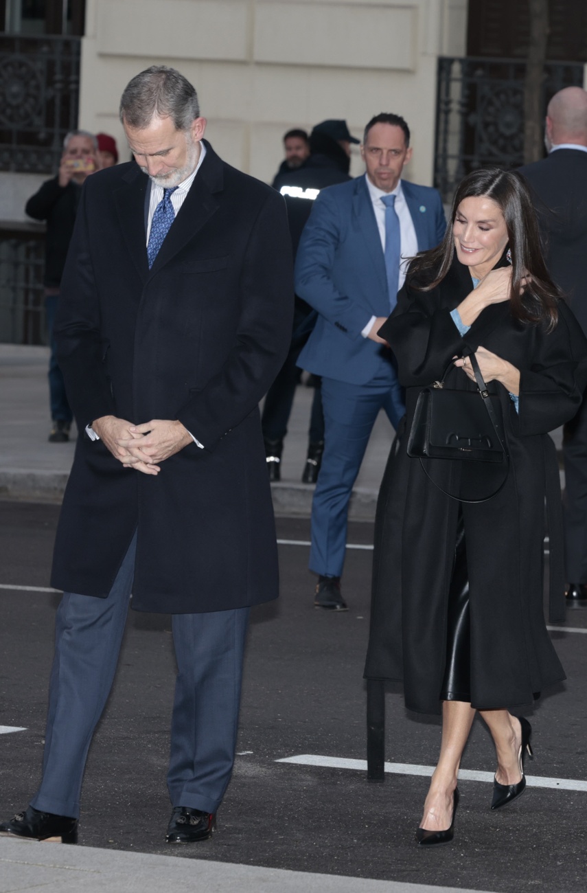 Letizia and Felipe fulfill their obligations Letizia and Felipe fulfill their obligations