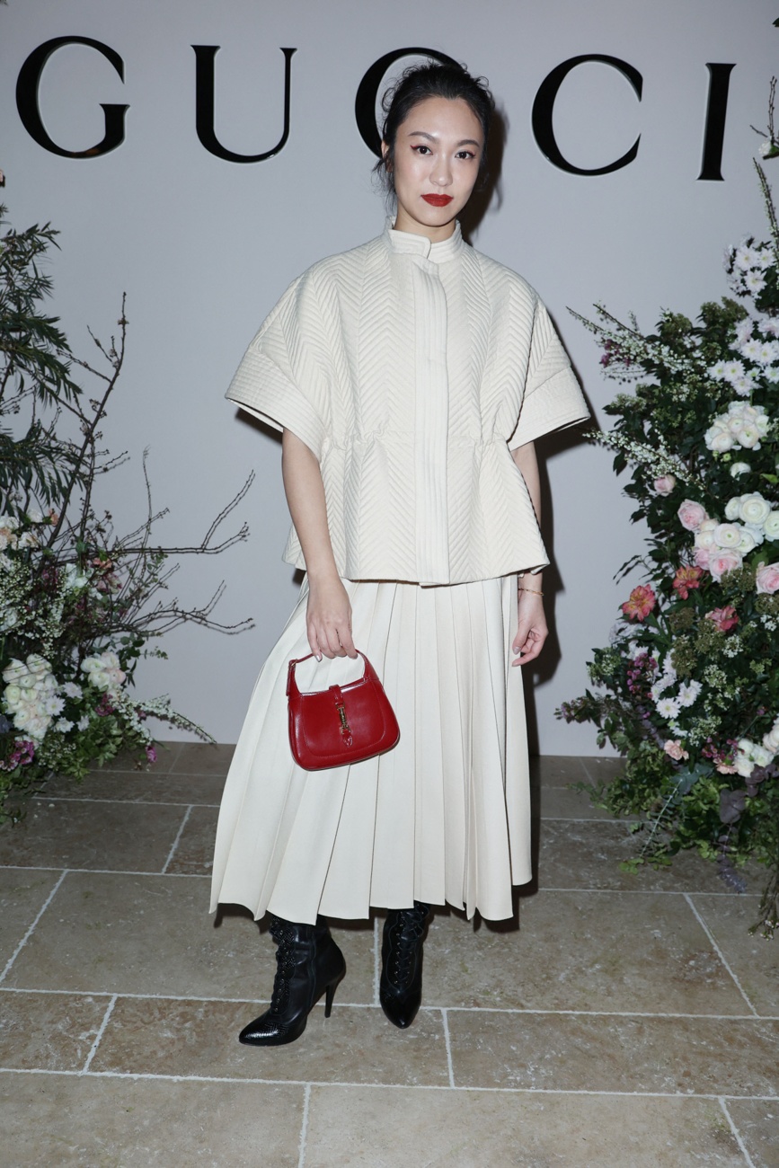 Anny Fan assiste à une soirée Gucci pendant la Fashion Week de Paris