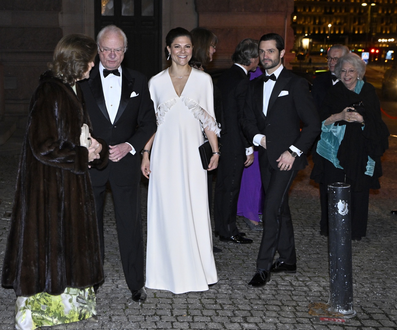 The King and Queen of Sweden and their children, Princess Victoria and Prince Carl Philip, attend a gala at the opera house The King and Queen of Sweden and their children, Princess Victoria and Prince Carl Philip, attend a gala at the opera house