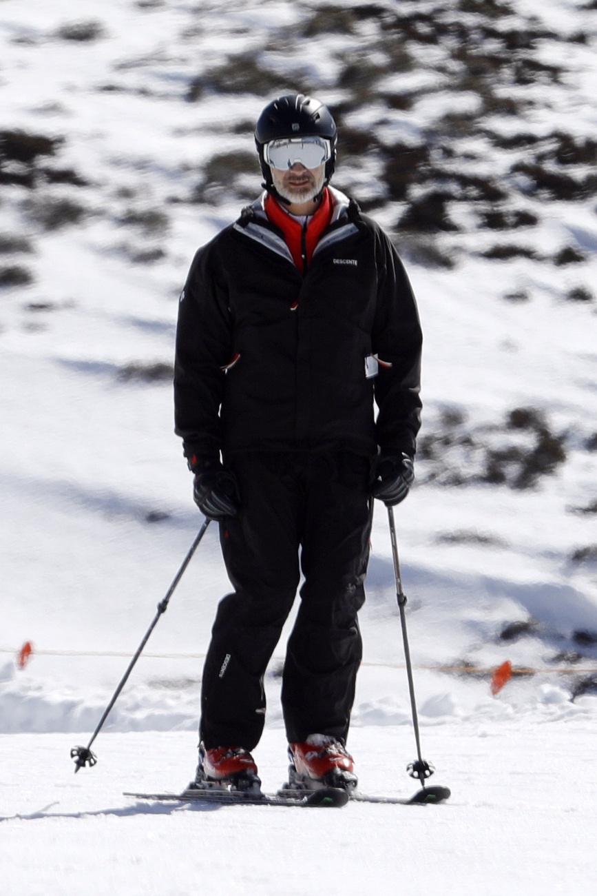 King Felipe VI enjoys one of his favorite sports King Felipe VI enjoys one of his favorite sports