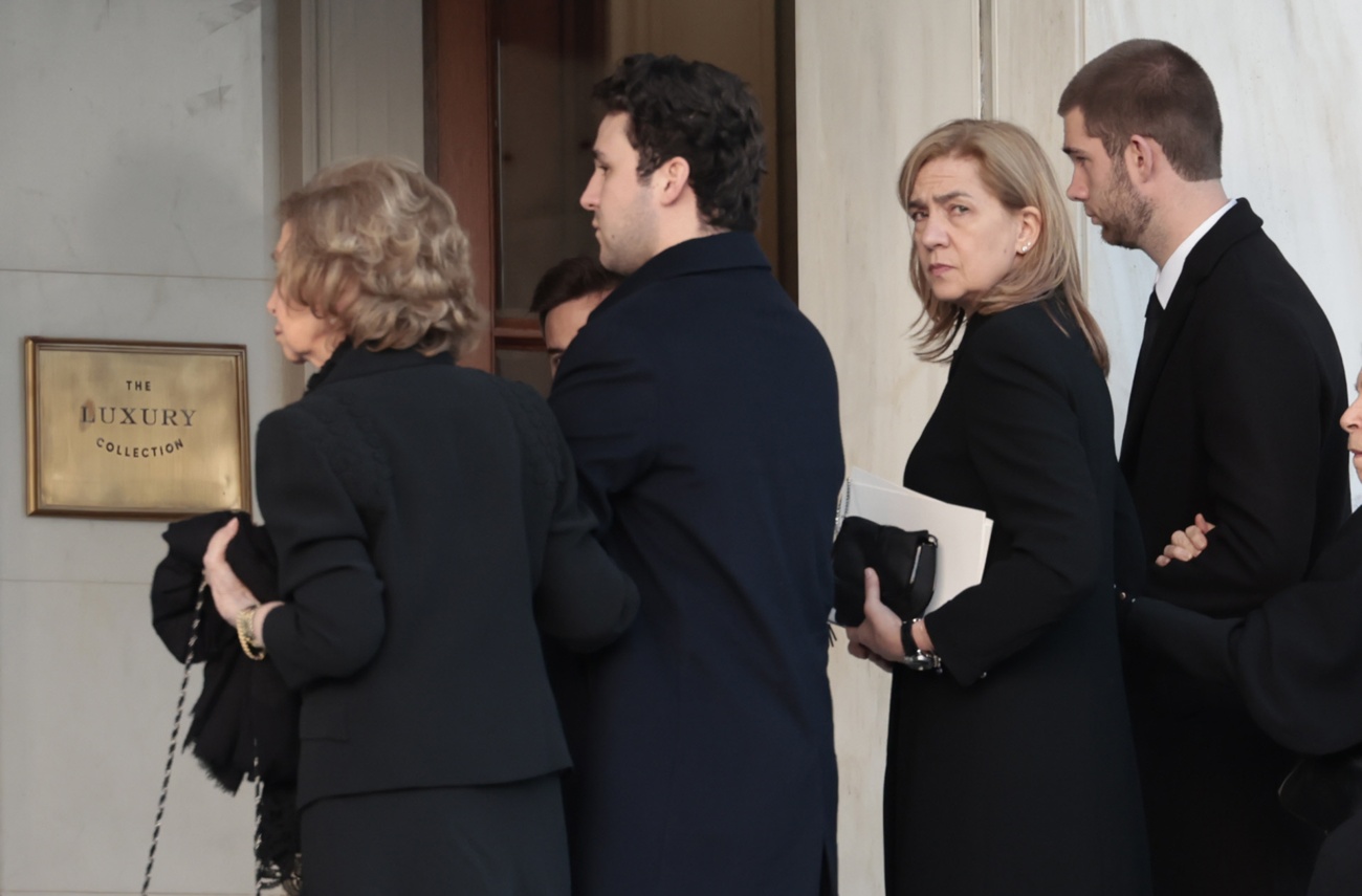 The Spanish royal family is together in Athens on the occasion of the burial of Constantine II of Greece The Spanish royal family is together in Athens on the occasion of the burial of Constantine II of Greece