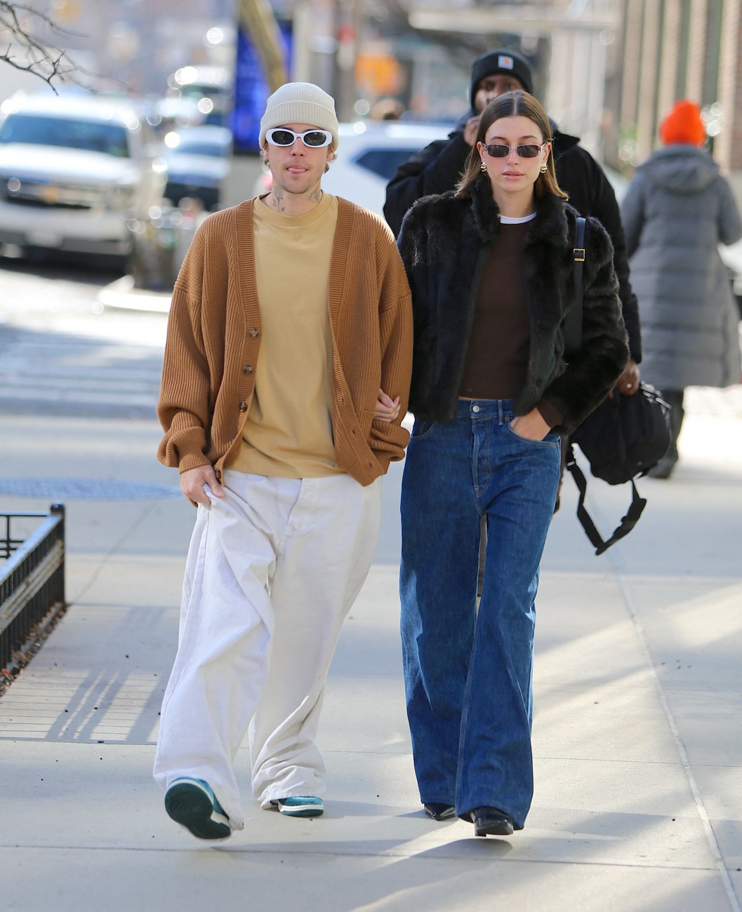 The couple is in line