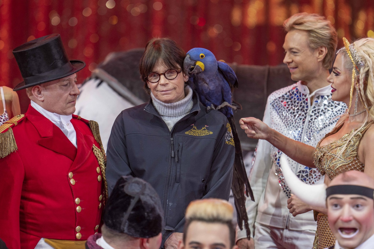 Stephanie of Monaco at the 45th edition of the International Circus of Montecarlo Stephanie of Monaco at the 45th edition of the International Circus of Montecarlo