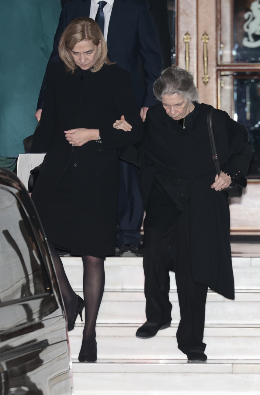 The Spanish royal family is together in Athens on the occasion of the burial of Constantine II of Greece The Spanish royal family is together in Athens on the occasion of the burial of Constantine II of Greece