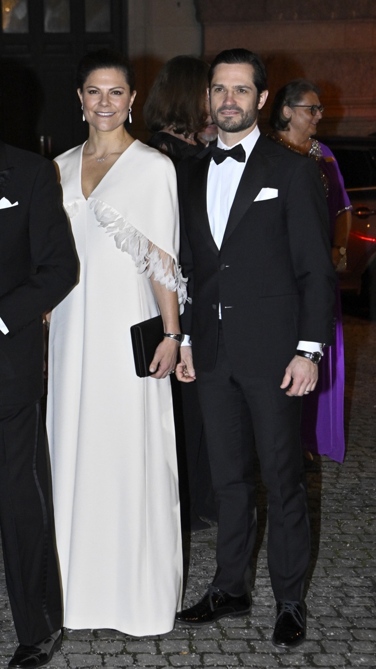 The King and Queen of Sweden and their children, Princess Victoria and Prince Carl Philip, attend a gala at the opera house The King and Queen of Sweden and their children, Princess Victoria and Prince Carl Philip, attend a gala at the opera house