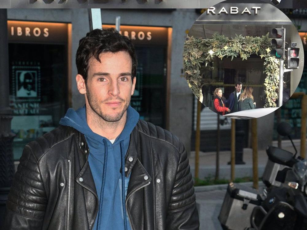 Íñigo Onieva acudió con su madre y sus hermanos Alejandra y Jaime a la joyería Rabat en Madrid este martes Íñigo