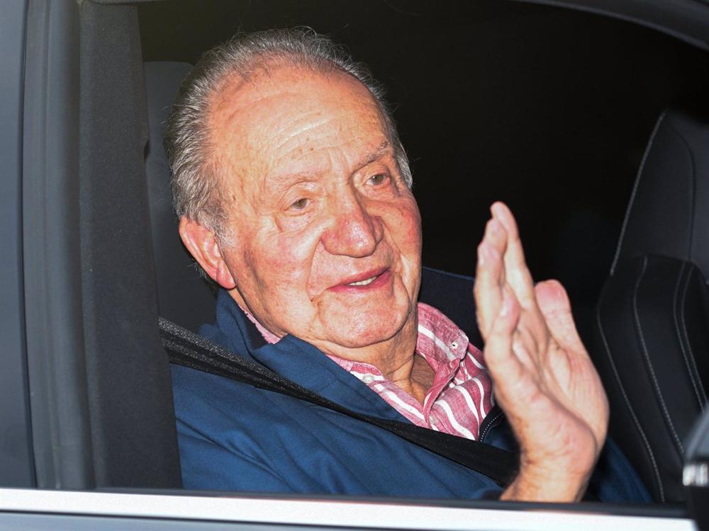DON JUAN CARLOS I DURANTE SU VISITA A ESPAÑA EN EL MES DE MAYO DE 2022 DON