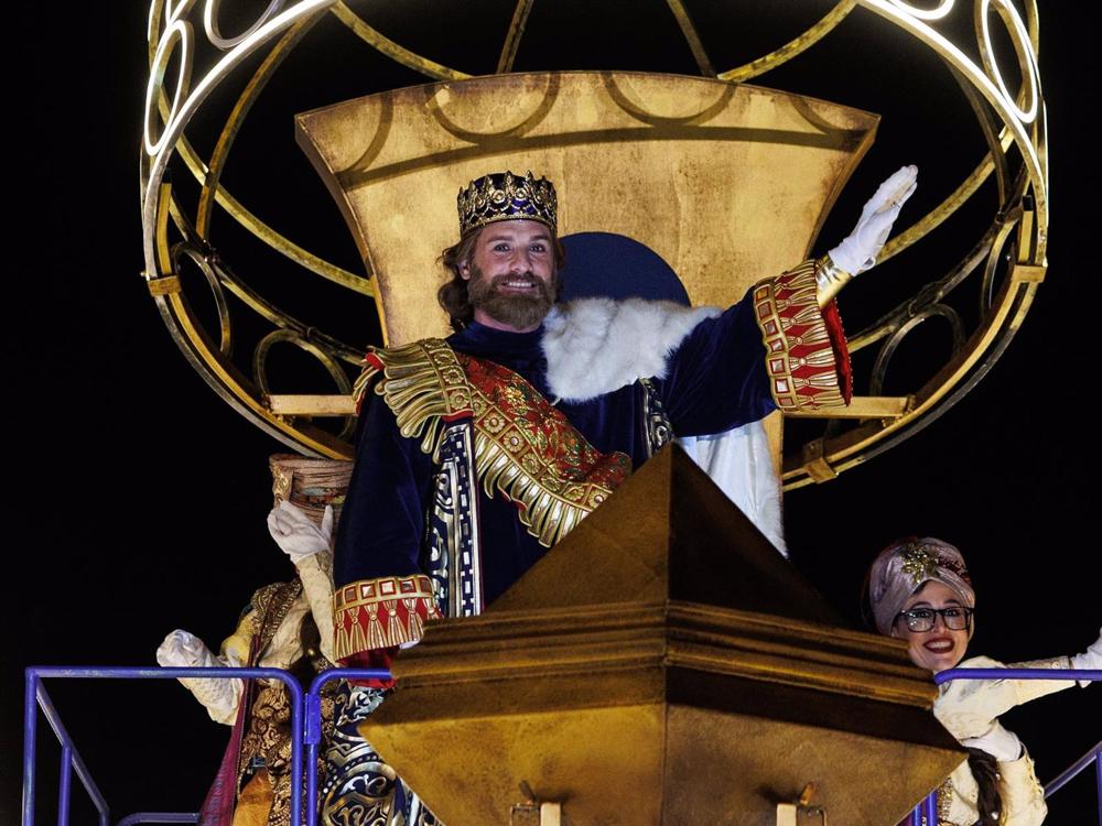 REY GASPAR EN LA CABALGATA DE MADRID 2023 REY