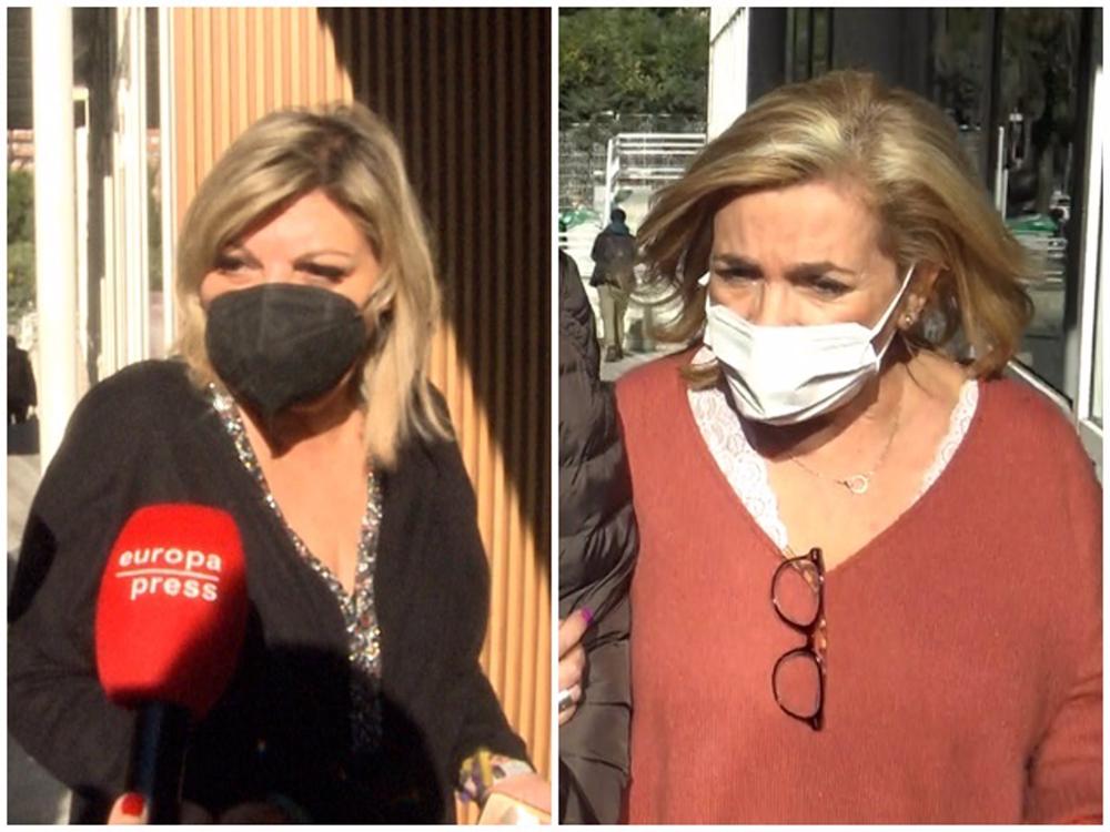 Archivo - Terelu Campos y Carmen Borrego, a su llegada al hospital Archivo
