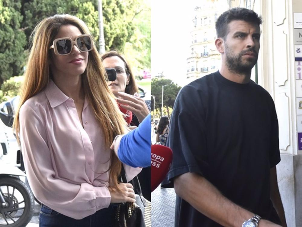 Archivo - Shakira y Piqué, en uno de sus últimos cara a cara Archivo