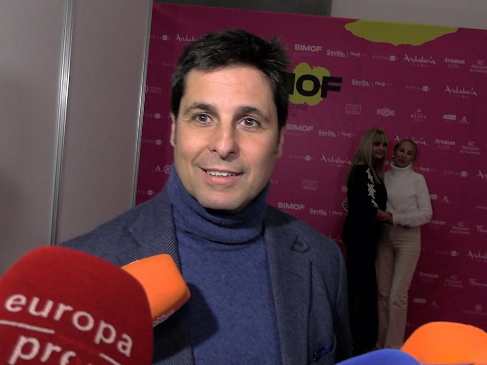 Francisco Rivera en el desfile de Lourdes Montes en SIMOF Francisco
