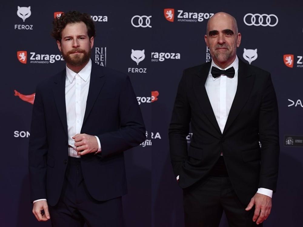 ÁLVARO CERVANTES Y LUIS TOSAR EN LA ALFOMBRA ROJA DE LOS PREMIOS FEROZ 2023 ÁLVARO
