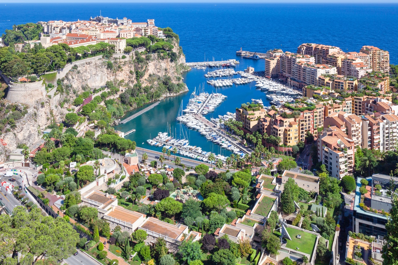 2. Principality of Monaco: 2 km²