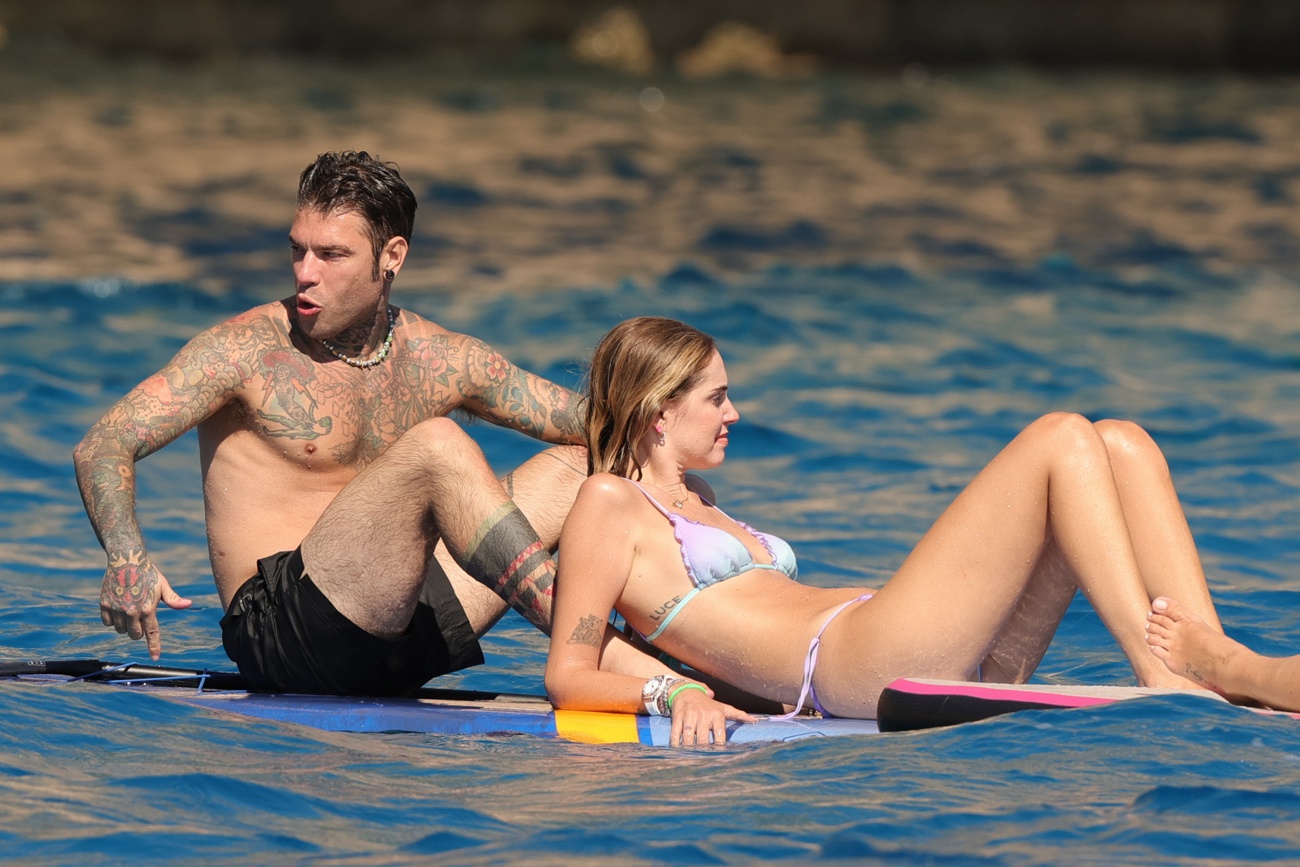Chiara and Fedez on vacation in Ibiza Chiara and Fedez on vacation in Ibiza