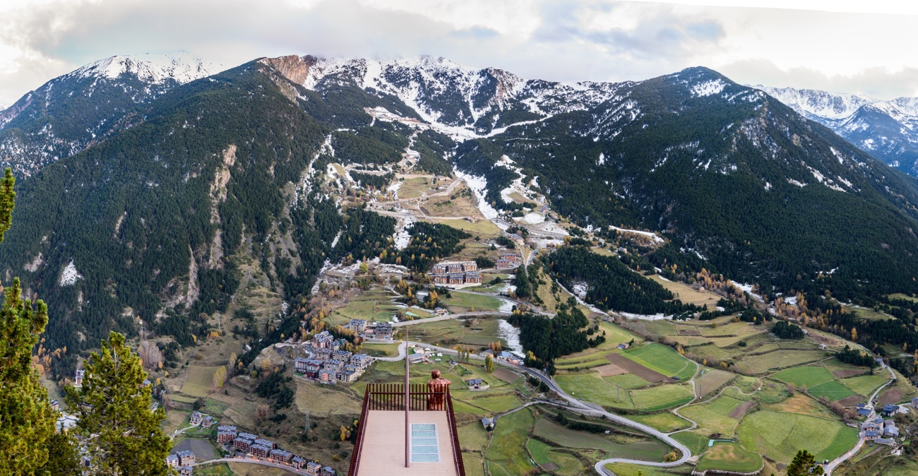Andorre : Point de vue Roc del Quer