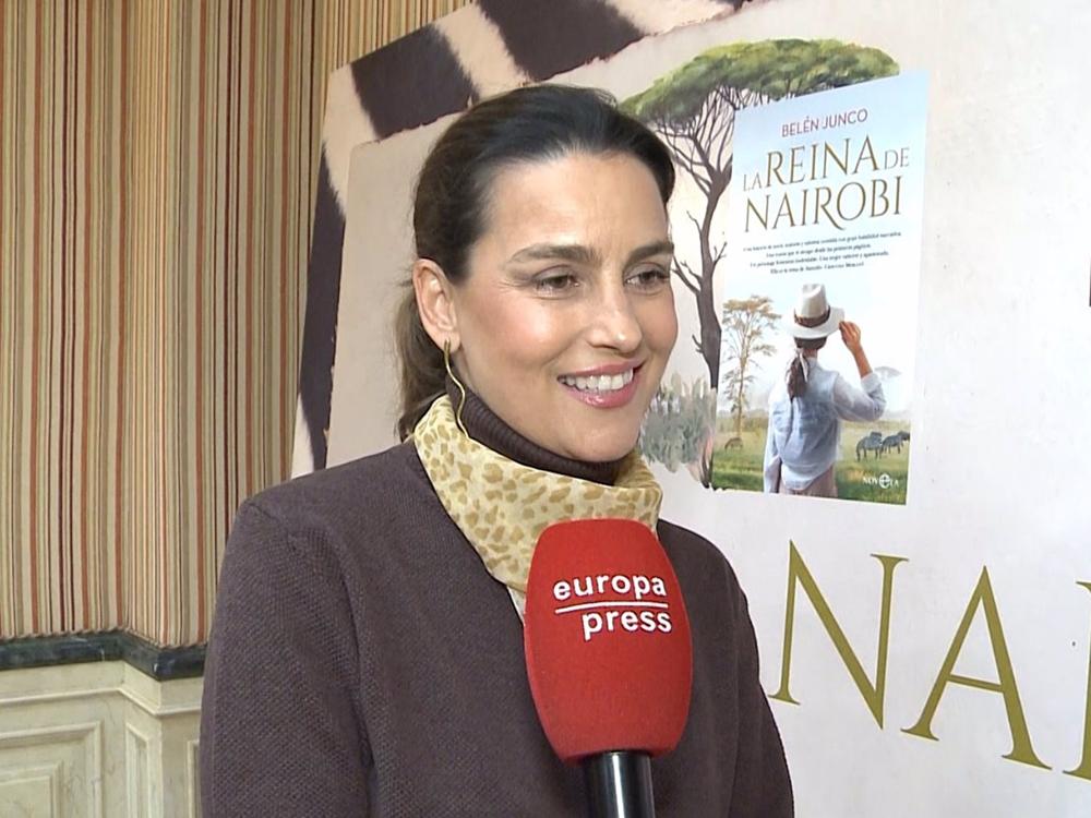 María Palacios en la presentación de 'La reina de Nairobi', novela de Belén Junco María