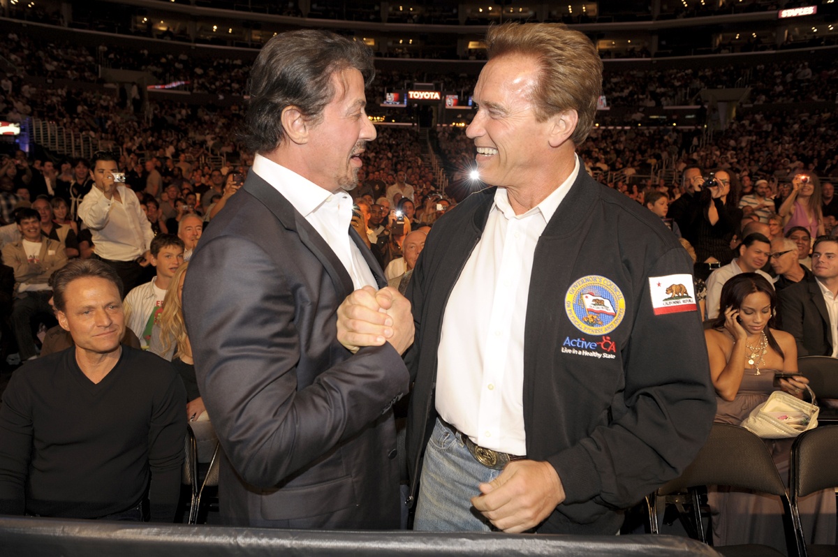 Sylvester Stallone and Arnold Schwarzenegger