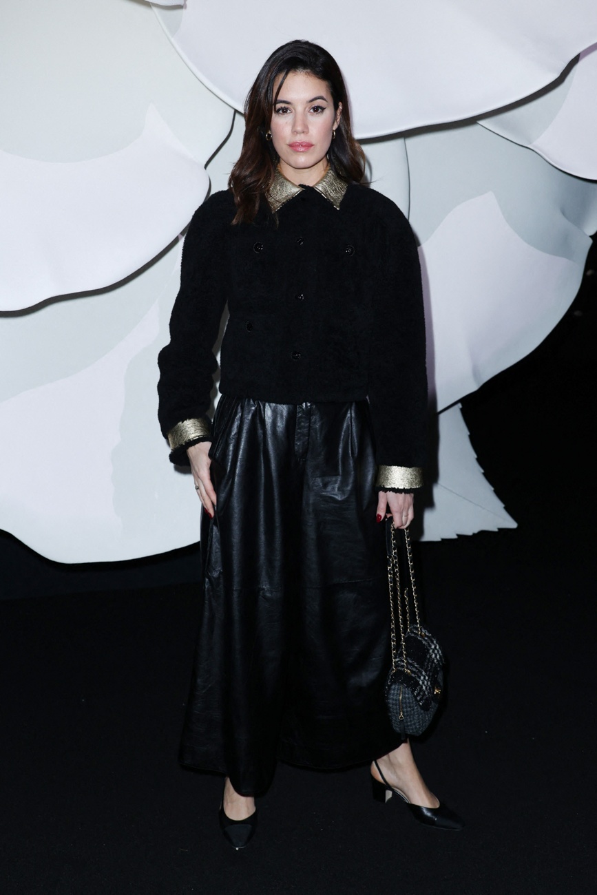 Gala Gordon at the Chanel fashion show during Paris Fashion Week Gala Gordon at the Chanel fashion show during Paris Fashion Week