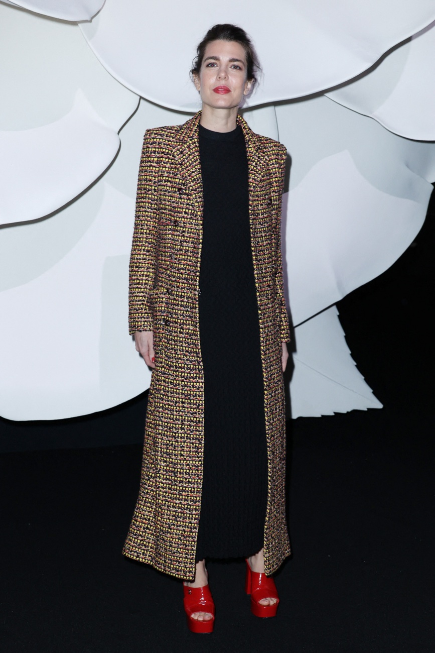 Carlota Casiraghi at the Chanel fashion show during Paris Fashion Week Carlota Casiraghi at the Chanel fashion show during Paris Fashion Week