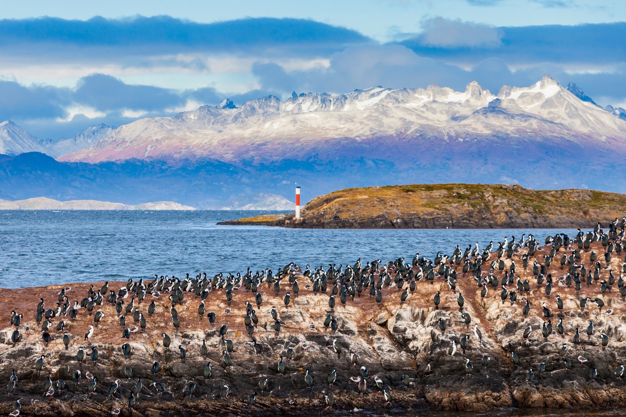 Beagle Channel in Tierra del Fuego, Chile and Argentina