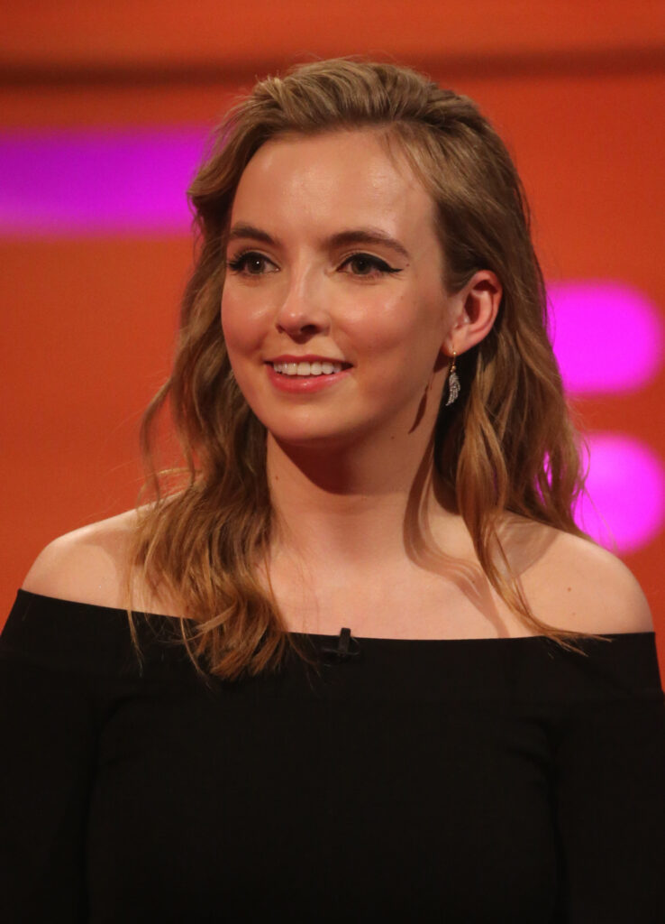 Jodie Comer during the filming for the Graham Norton Show in London Jodie Comer during the filming for the Graham Norton Show in London
