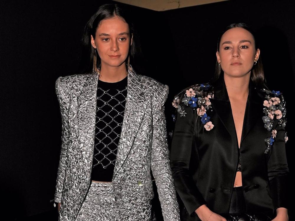 Victoria y su mejor amiga, Rocío Laffón, en la última edición de la MBFW Madrid Victoria