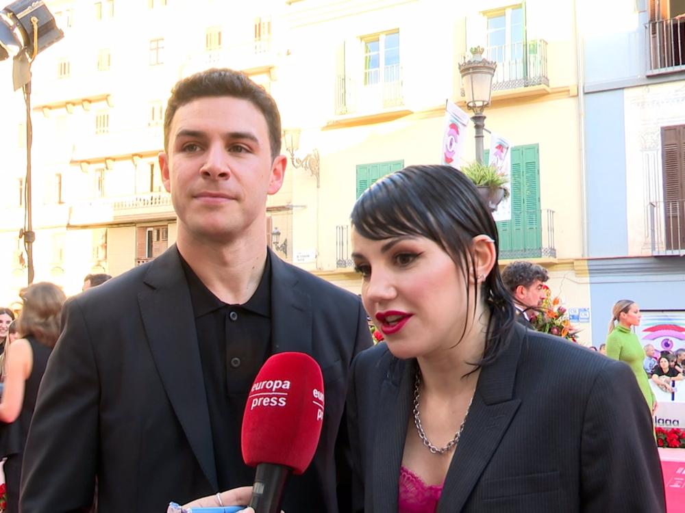 PEPE NUFRIO Y ANGY FERNÁNDEZ EN EL FESTIVAL DE MÁLAGA PEPE