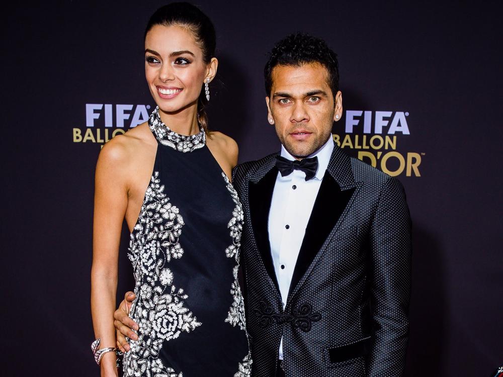 Joana Sanz y Dani Alves en una imagen de archivo Joana