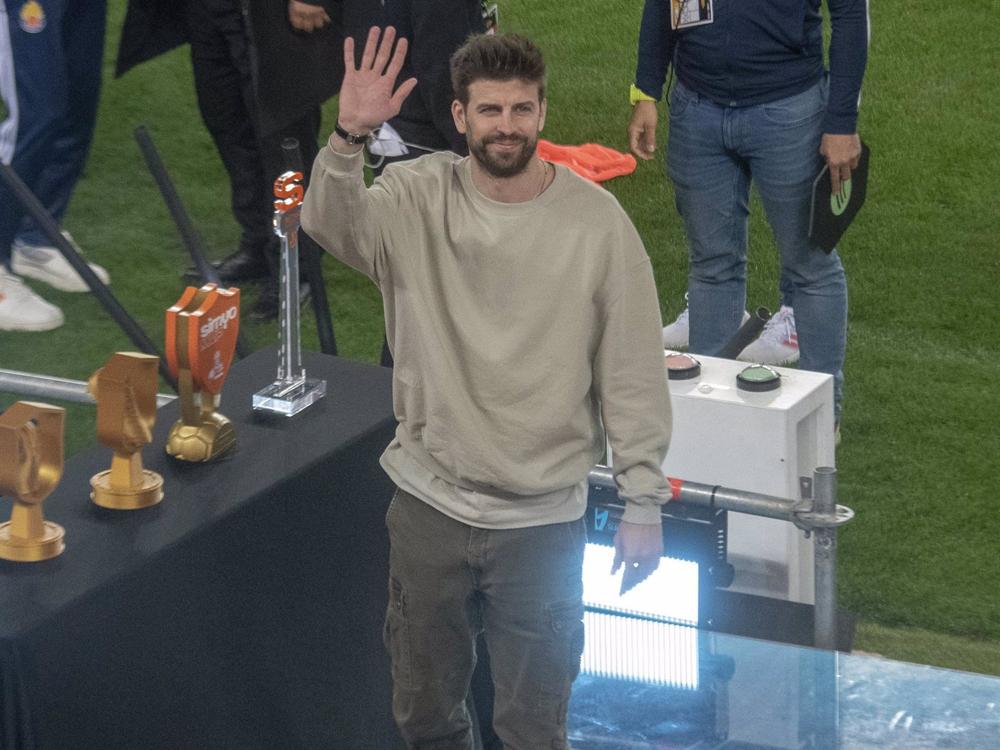 Gerard Piqué, durante la final de la Kings League Gerard