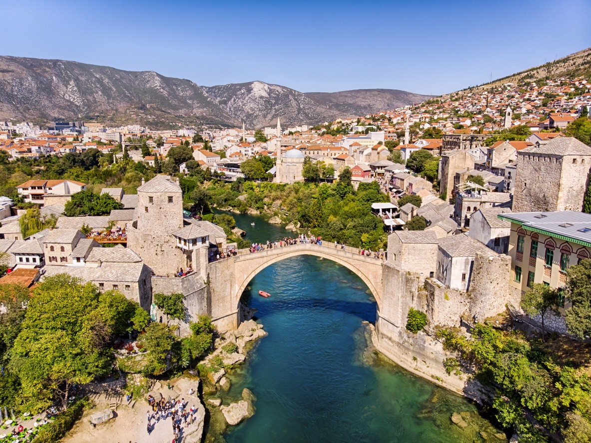 Vieux pont, Mostar (Bosnie-Herzégovine)