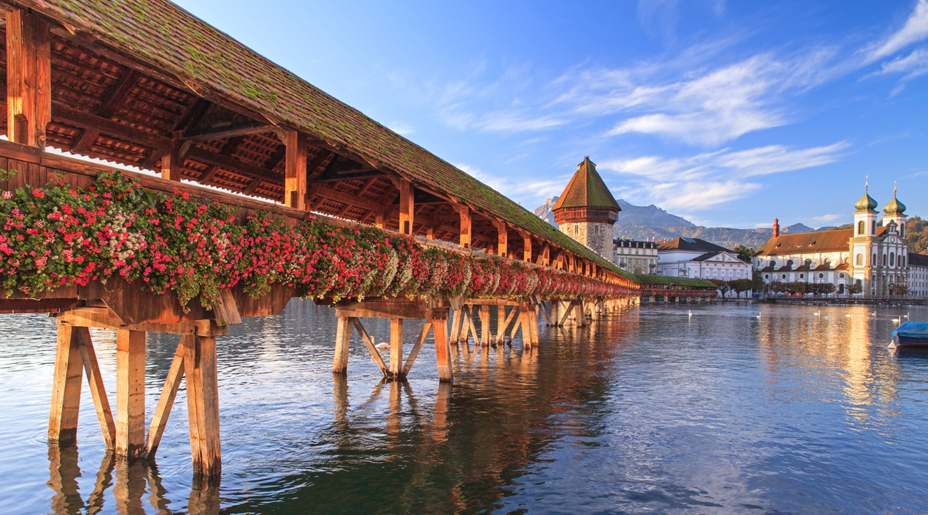 Pont de la Chapelle, Lucerne (Suisse)