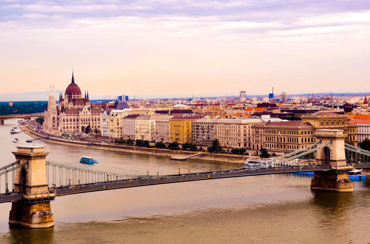 Pont des chaînes, Budapest (Hongrie)