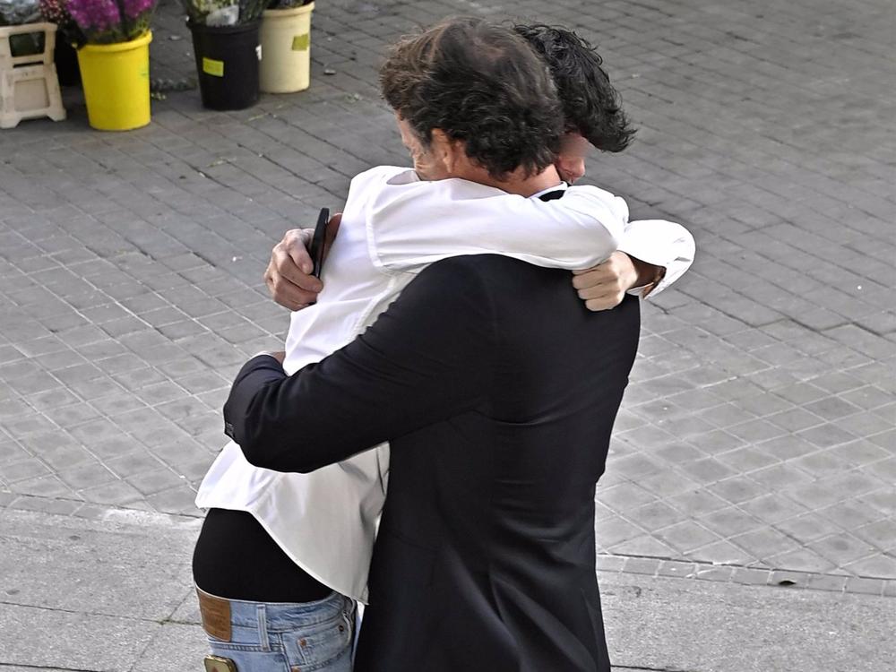 Álvaro Muñoz Escassi y su hijo Álvaro, emocionante reencuentro Álvaro