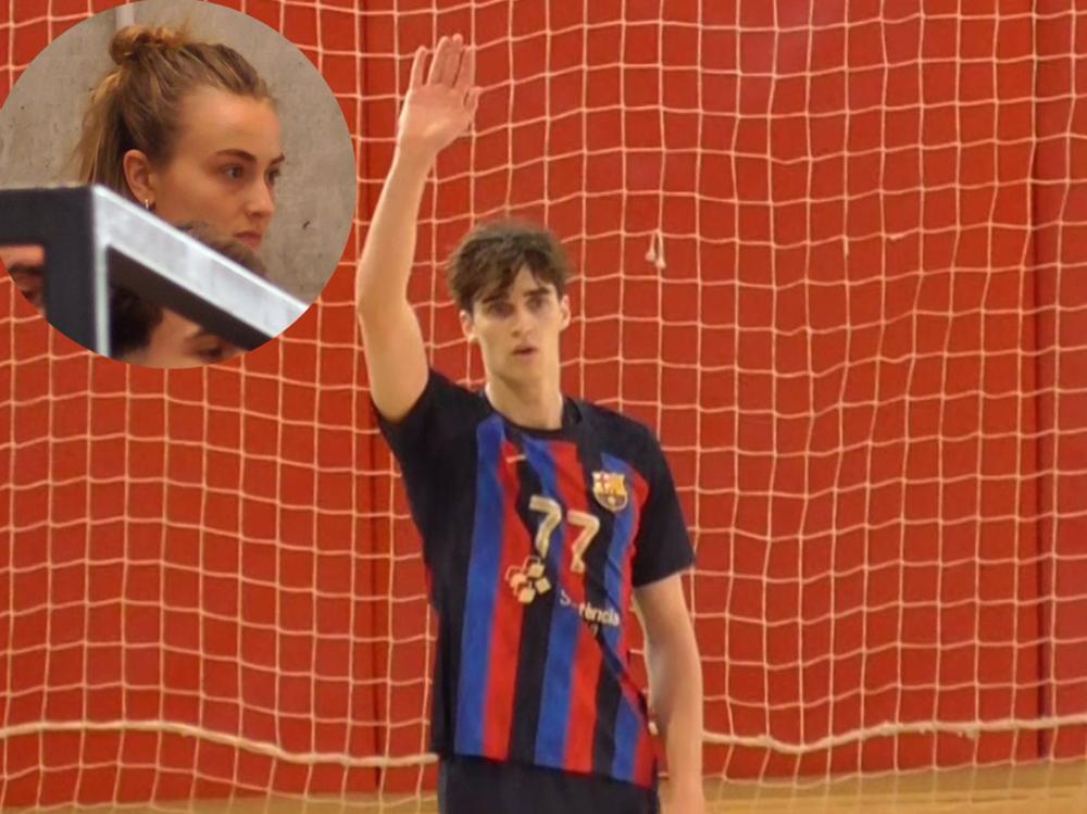 Johanna Zott no se ha perdido el último partido de Pablo Urdangarin Johanna