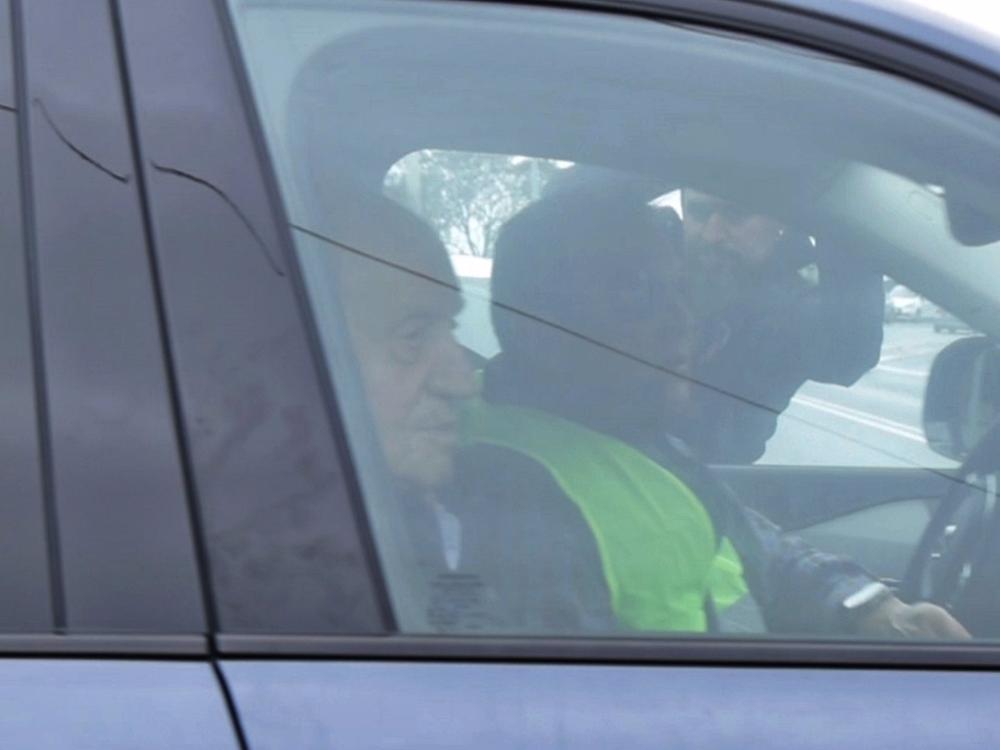 EL REY JUAN CARLOS ABANDONA SANXENXO EL