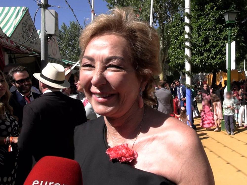 Ana Rosa Quintana en la Feria de Abril de Sevilla Ana
