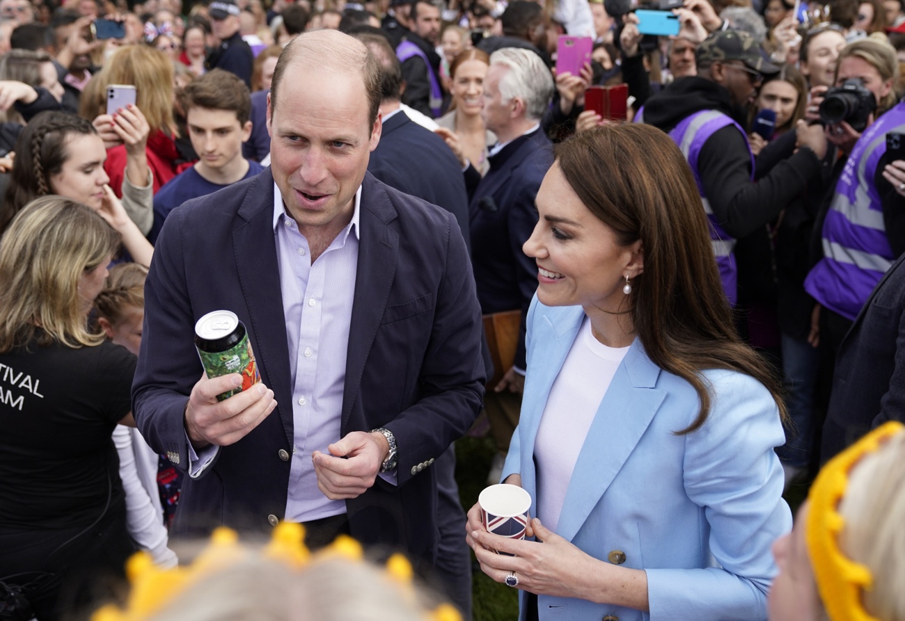 Kate Middleton y el príncipe Guillermo, picnic informal para celebrar la Coronación