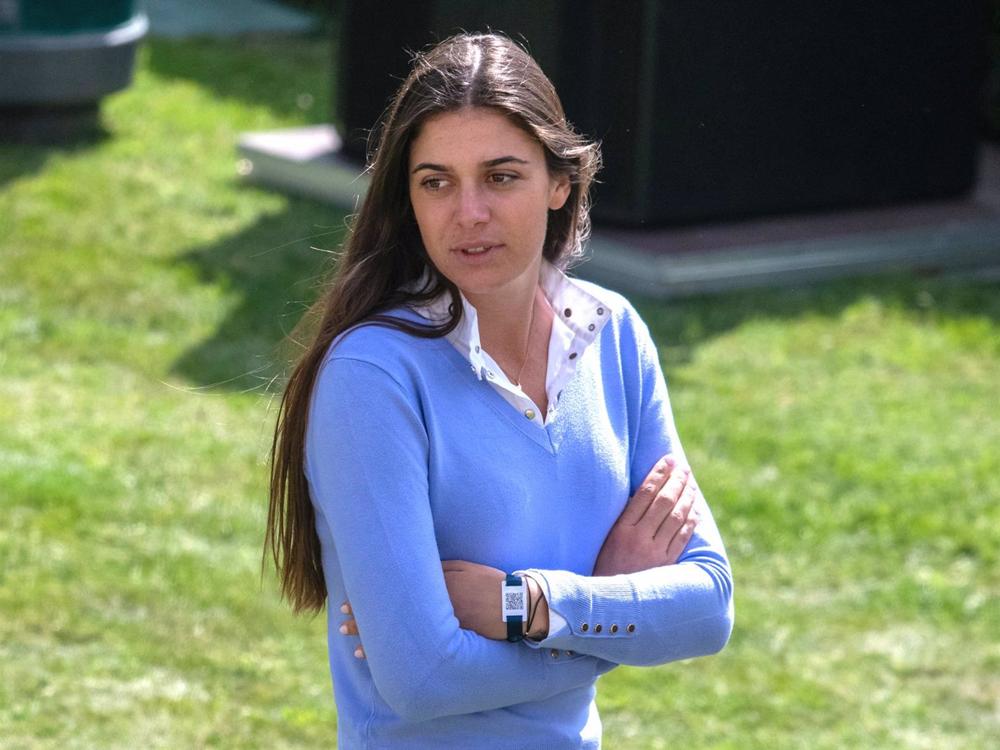Sira Martínez durante el Concurso de Saltos Internacional de Hípica celebrado en el Club de Campo Villa Sira