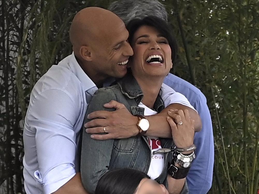 Sonia Ferrer y Sergio Fontecha, de lo más enamorados en la hípica Sonia
