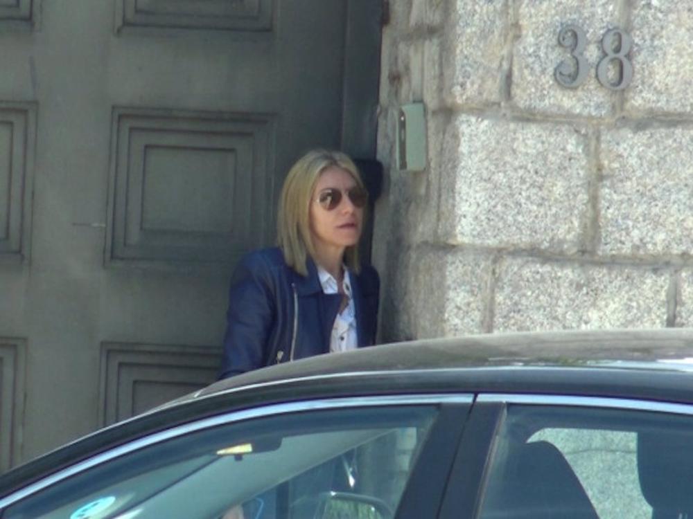 Cristina Reyes entrando en casa de Isabel Preysler Cristina