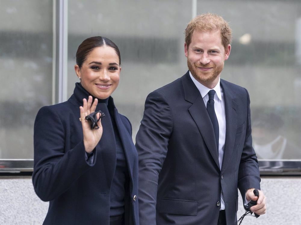 Archivo - The Duke and Duchess of Sussex, Prince Harry and Meghan visit One World Observatory on 102nd floor of Freedom Tower ofWorld Trade Center. Archivo
