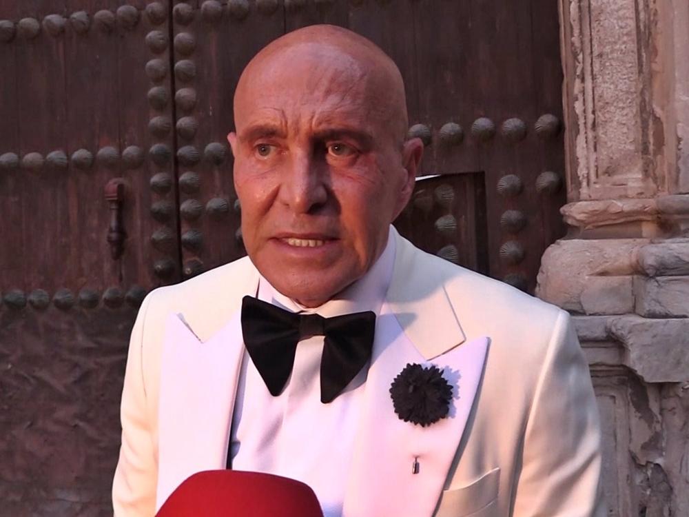 Kiko Matamoros en la boda de Raúl Prieto y Joaquín Torres Kiko